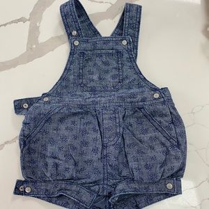 GAP FACTORY Denim Overall Shorts